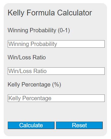 betting expected value calculator|kelly criterion calculator.